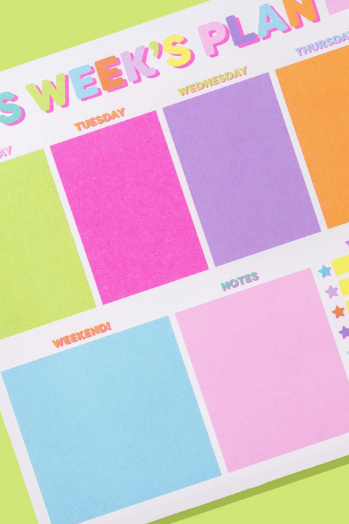 Weekly Planner (52 Sheets)