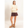 Tanya Ribbed Crew Neck Sweater