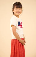Tween Americana Flag Top By Sadie & Sage
