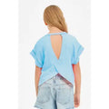 Amy Open Back Reverse Stitched Top