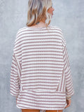 Dakota Textured Stripe Pullover Top