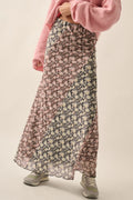 Lorrie Mesh Maxi Skirt