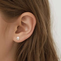 3D Baseball Stud Earrings by Lily Nily