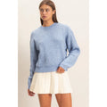 Tanya Ribbed Crew Neck Sweater