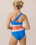 Vivid Blue Flat Rib Colorblock Bottom by Nani