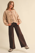 Girls Bow Embroidery Sweater