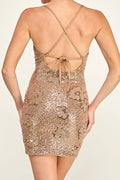 Rachael Sequin Mini Dress