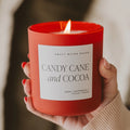 Candy Cane & Cocoa 15oz Soy Candle