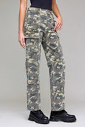 Camo Stretch Cargo Pants by Hidden