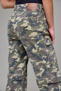 Camo Stretch Cargo Pants by Hidden