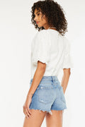 Remi Mid Rise Denim Short By Kan Can