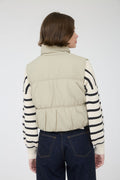 Nina Crop Puffer Vest
