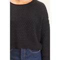 Colette Textured Boat Neck Sweater