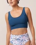 Coastal Flat Rib Avant Crop Top by Nani