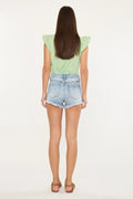 Cosmic High Rise Distressed Short by KanCan