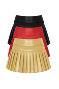 Shimmer Pleated Skort