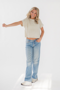 Nicole Short Sleeve Boxy Top