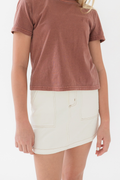 Sydney Skirt in Tan by PLEAT