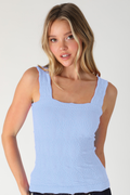 Emersyn Textured Square Neck Top