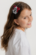 Bulldog Rhinestone Patch Headband