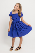 The Berkley Dress in Violet Blue by Miss Behave