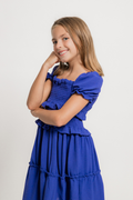 The Berkley Dress in Violet Blue by Miss Behave