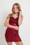 Rachael Sequin Mini Dress