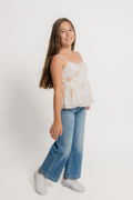 Nori Cropped Wide Leg Jean by HIDDEN