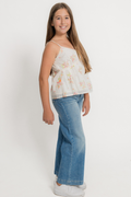 Nori Cropped Wide Leg Jean by HIDDEN