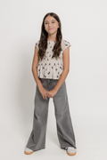 Palazzo High Rise Wide Leg Crop Jean By Kan Can