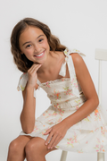 Katie J Girls Emerson Dress in Vintage Wildflower