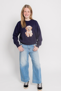 Golden Doodle Long Sleeve Crew Neck Sweater