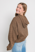 Star Print Bubble Hoodie
