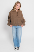 Star Print Bubble Hoodie