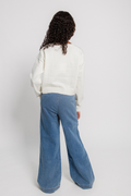 Katie J Girls Marlena Sweater in Cream