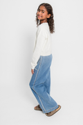 Katie J Girls Marlena Sweater in Cream