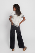 Lily Wide Leg Jean in Nightshade