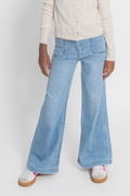 Utility Pocket Wide Leg in Indigo by Tractr