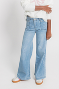 Utility Pocket Wide Leg in Indigo by Tractr