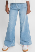 Utility Pocket Wide Leg in Indigo by Tractr
