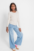Utility Pocket Wide Leg in Indigo by Tractr