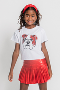 Game Day Sequin Bulldog Top