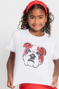 Game Day Sequin Bulldog Top