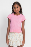 Katie J NYC Girls Marina Tee in Cashmere Rose