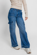Cargo Pant in Medium Indigo by Tractr