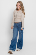 Cargo Pant in Medium Indigo by Tractr