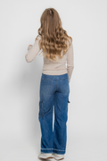 Cargo Pant in Medium Indigo by Tractr