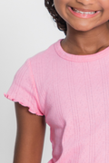 Katie J NYC Girls Marina Tee in Cashmere Rose