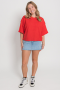Kayte Short Sleeve Sweater Top
