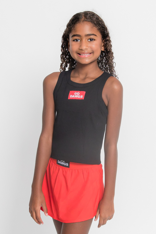 Girls Go Dawgs Tank by Scarlet & Gold